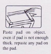 Repaste any pad on the pad