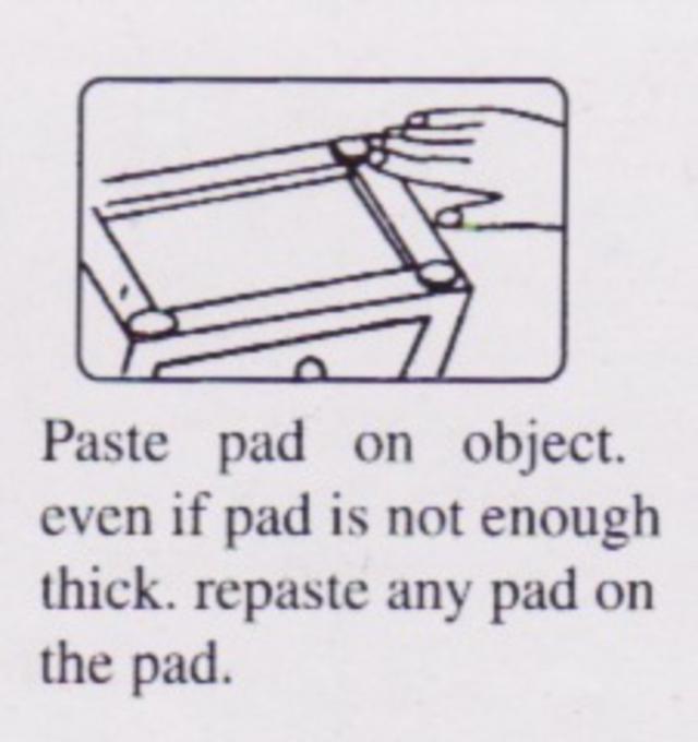 Repaste any pad on the pad