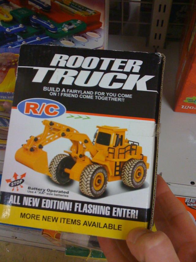 The best ever: ROOTER TRUCK