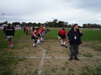 Fancy pants dancing from the cheer squad