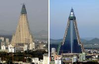 Ryugyong Hotel gets a facelift