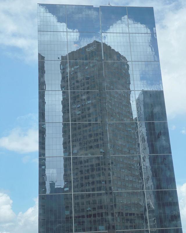 A building full of building and cloud 