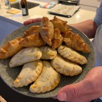 Empanadas for dinner! Totally delicious. Thanks, @danszwarc!